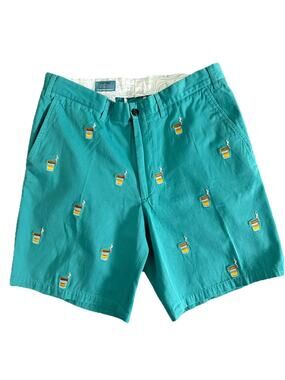 Castaway Nantucket Island Shorts Mens Embroidered READ